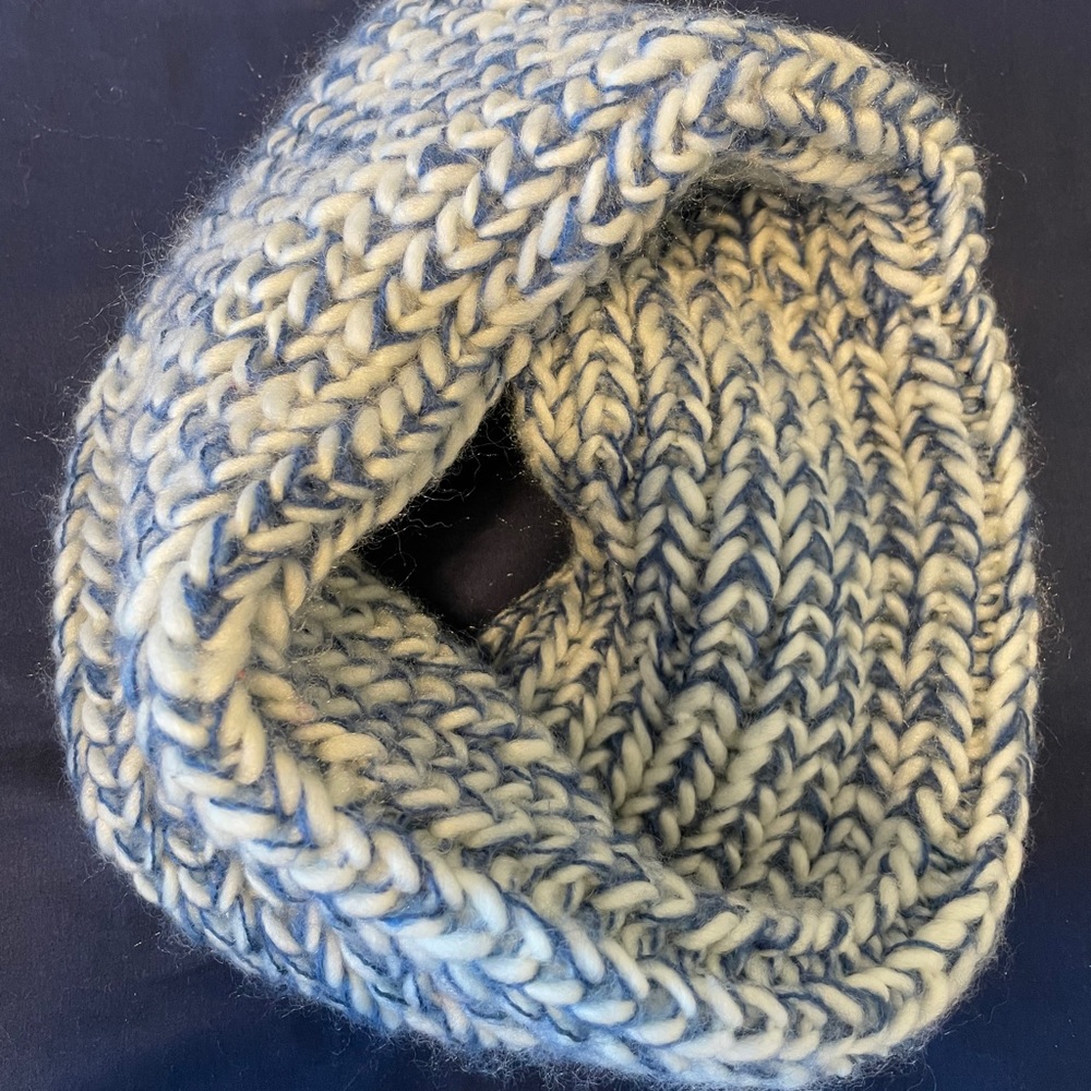 Blue & White scarf